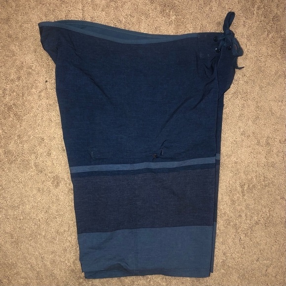 Burnside Men’s Blue Board Shorts Surf Shorts Size 34 - Picture 9 of 9